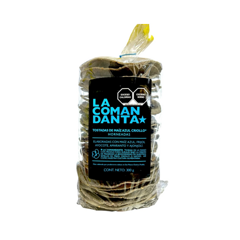 Tostadas de Maíz Azul (300g) La Comandanta